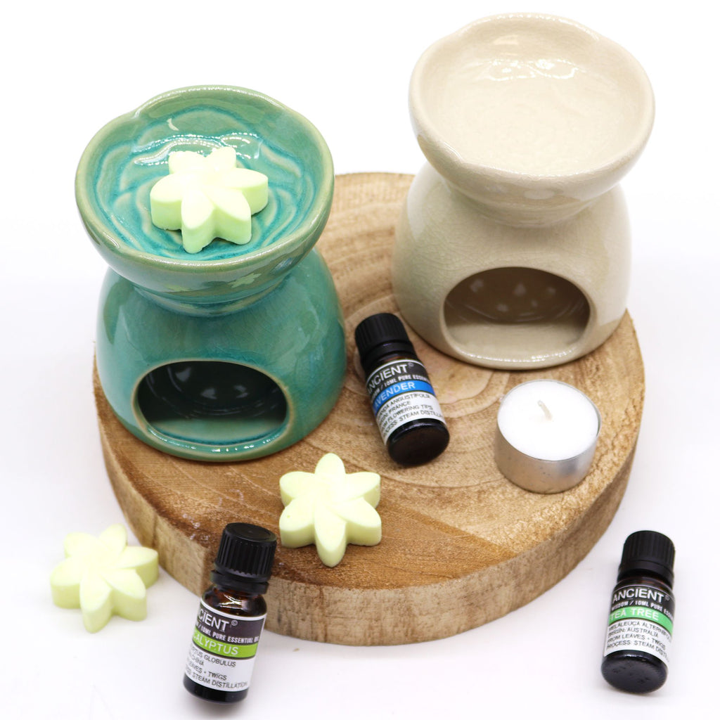 Tree of Life Oil Burner - Beige